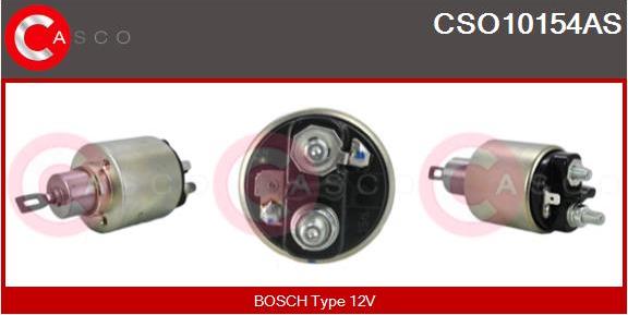 Casco CSO10154AS - Тяговое реле, соленоид, стартер autospares.lv