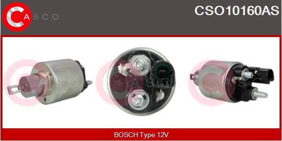 Casco CSO10160AS - Тяговое реле, соленоид, стартер autospares.lv