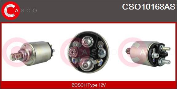 Casco CSO10168AS - Тяговое реле, соленоид, стартер autospares.lv