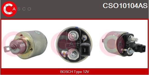 Casco CSO10104AS - Тяговое реле, соленоид, стартер autospares.lv