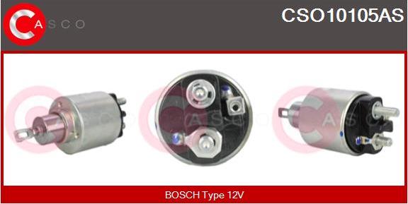 Casco CSO10105AS - Тяговое реле, соленоид, стартер autospares.lv