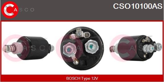 Casco CSO10100AS - Тяговое реле, соленоид, стартер autospares.lv