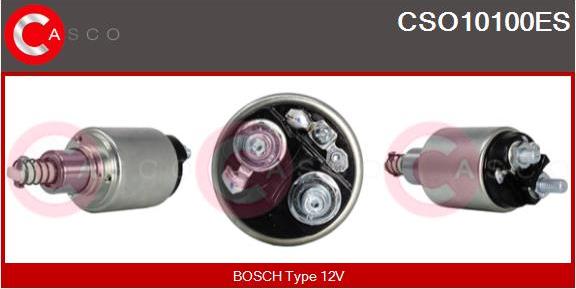 Casco CSO10100ES - Тяговое реле, соленоид, стартер autospares.lv