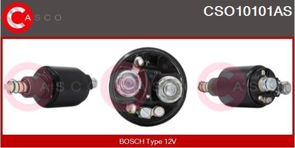 Casco CSO10101AS - Тяговое реле, соленоид, стартер autospares.lv