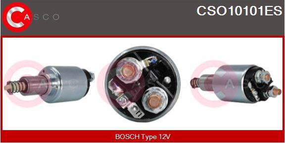 Casco CSO10101ES - Тяговое реле, соленоид, стартер autospares.lv