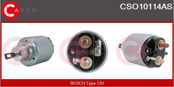 Casco CSO10114AS - Тяговое реле, соленоид, стартер autospares.lv