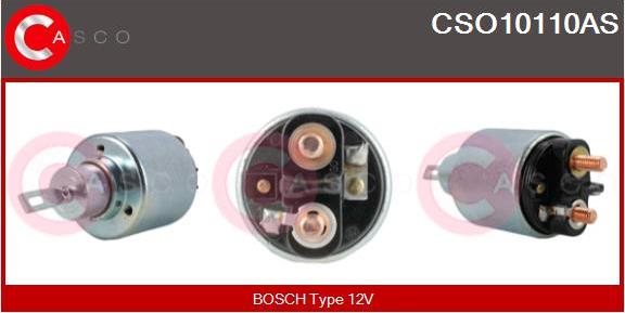 Casco CSO10110AS - Тяговое реле, соленоид, стартер autospares.lv