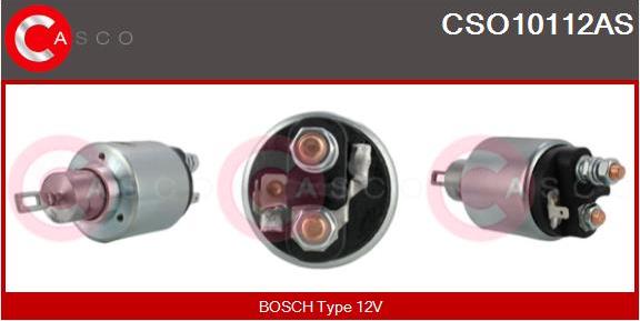 Casco CSO10112AS - Тяговое реле, соленоид, стартер autospares.lv