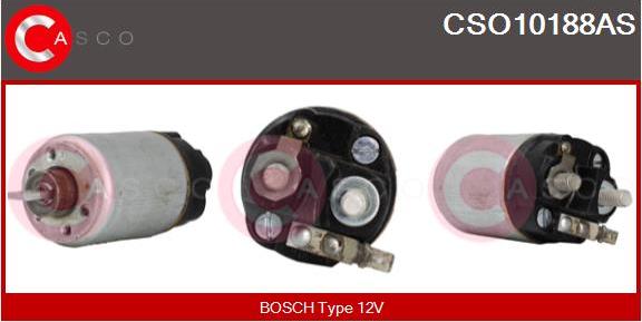 Casco CSO10188AS - Тяговое реле, соленоид, стартер autospares.lv