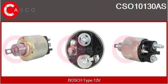 Casco CSO10130AS - Тяговое реле, соленоид, стартер autospares.lv