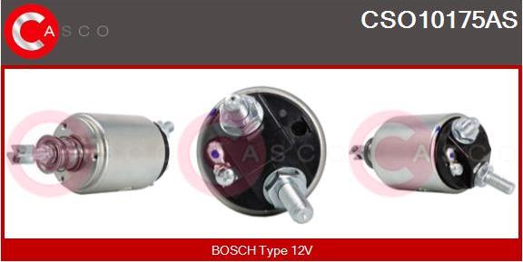 Casco CSO10175AS - Тяговое реле, соленоид, стартер autospares.lv