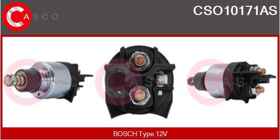 Casco CSO10171AS - Тяговое реле, соленоид, стартер autospares.lv