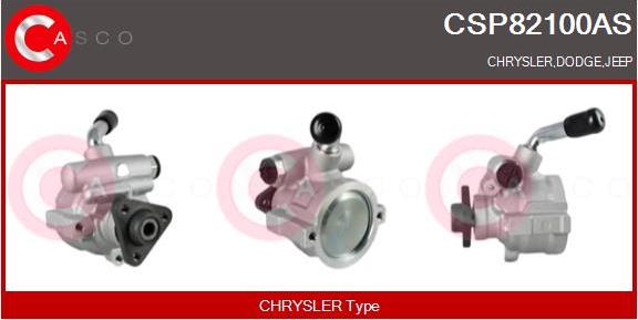 Casco CSP82100AS - Гидравлический насос, рулевое управление, ГУР autospares.lv