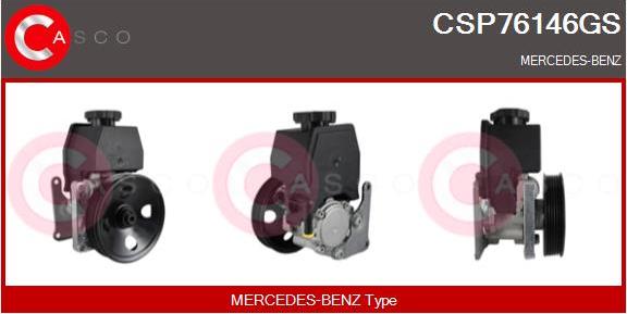 Casco CSP76146GS - Гидравлический насос, рулевое управление, ГУР autospares.lv