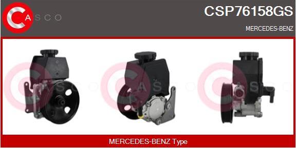 Casco CSP76158GS - Гидравлический насос, рулевое управление, ГУР autospares.lv