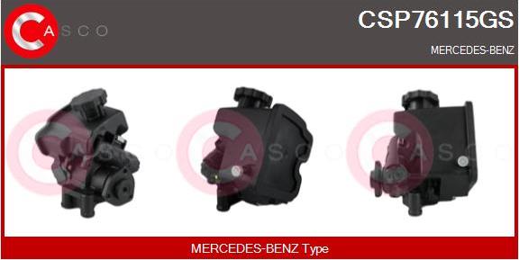 Casco CSP76115GS - Гидравлический насос, рулевое управление, ГУР autospares.lv