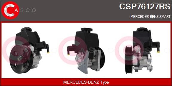 Casco CSP76127RS - Гидравлический насос, рулевое управление, ГУР autospares.lv