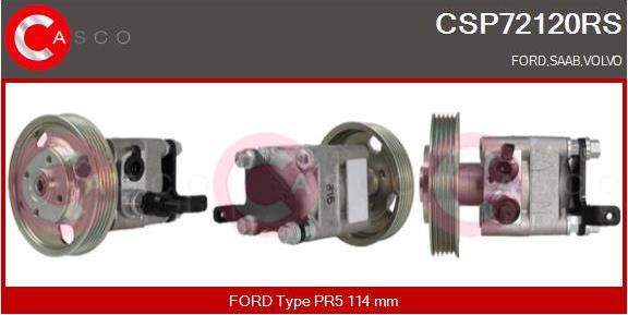 Casco CSP72120RS - Гидравлический насос, рулевое управление, ГУР autospares.lv