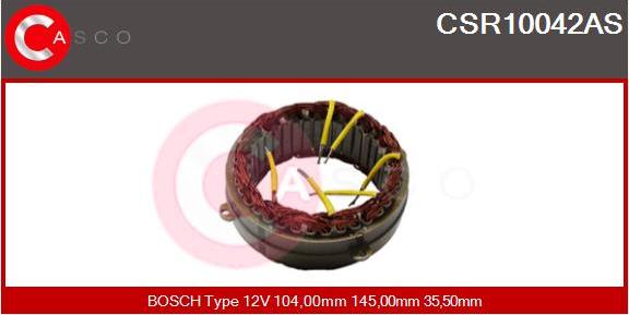 Casco CSR10042AS - Статор, генератор autospares.lv