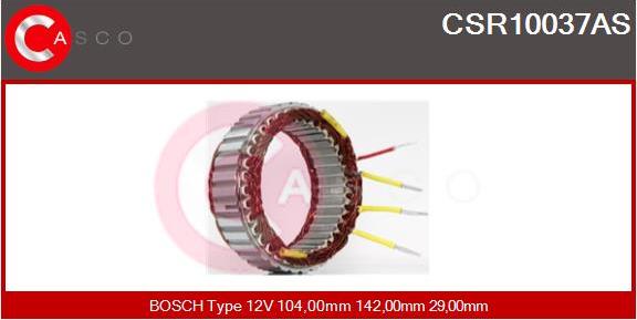 Casco CSR10037AS - Статор, генератор autospares.lv