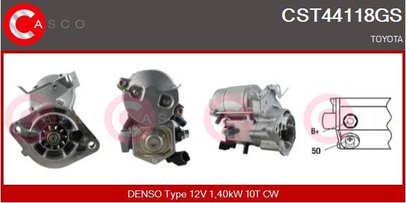 Casco CST44118GS - Стартер autospares.lv