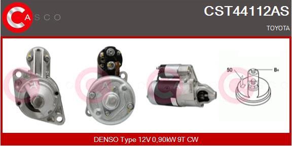 Casco CST44112AS - Стартер autospares.lv