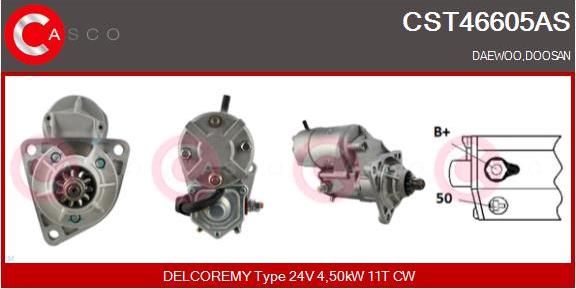 Casco CST46605AS - Стартер autospares.lv