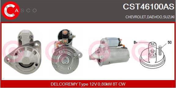 Casco CST46100AS - Стартер autospares.lv