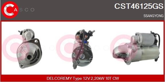 Casco CST46125GS - Стартер autospares.lv