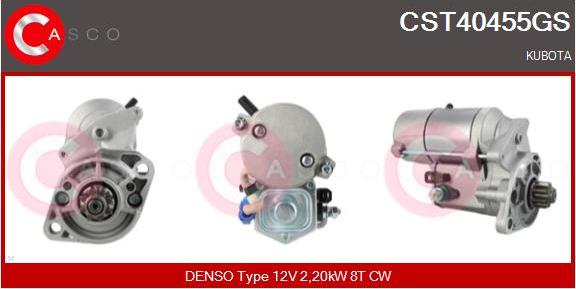 Casco CST40455GS - Стартер autospares.lv