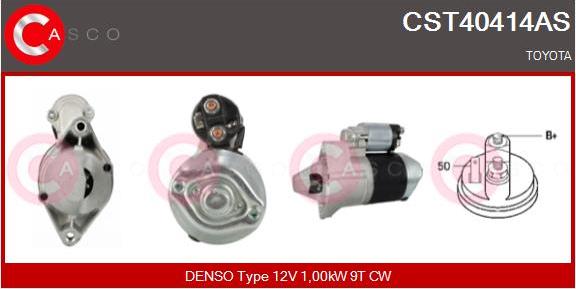 Casco CST40414AS - Стартер autospares.lv