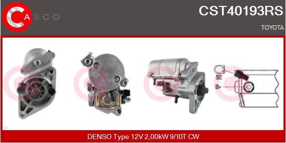 Casco CST40193RS - Стартер autospares.lv