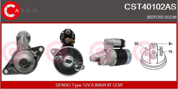 Casco CST40102AS - Стартер autospares.lv