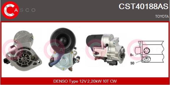 Casco CST40188AS - Стартер autospares.lv