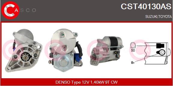 Casco CST40130AS - Стартер autospares.lv