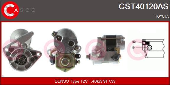 Casco CST40120AS - Стартер autospares.lv