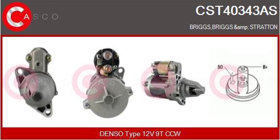 Casco CST40343AS - Стартер autospares.lv