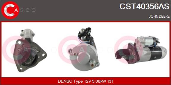 Casco CST40356AS - Стартер autospares.lv