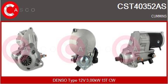 Casco CST40352AS - Стартер autospares.lv