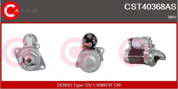 Casco CST40368AS - Стартер autospares.lv