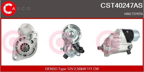 Casco CST40247AS - Стартер autospares.lv