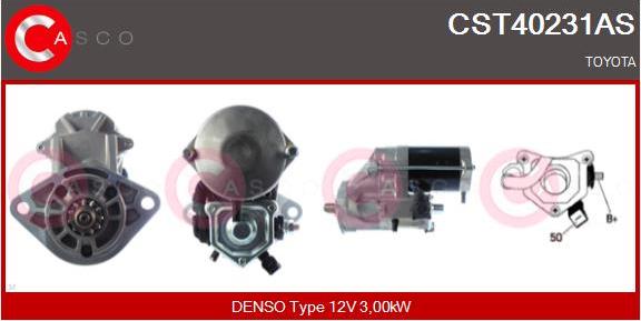 Casco CST40231AS - Стартер autospares.lv