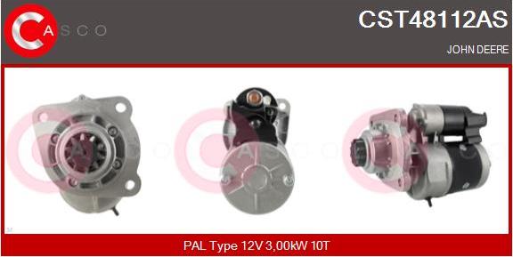 Casco CST48112AS - Стартер autospares.lv