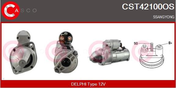 Casco CST42100OS - Стартер autospares.lv