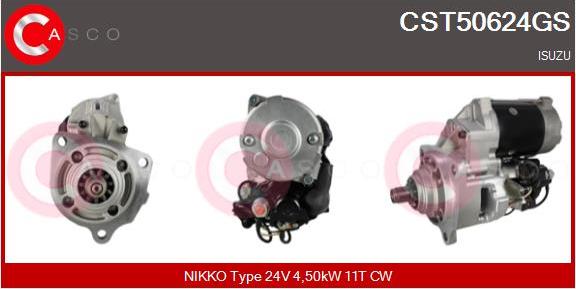 Casco CST50624GS - Стартер autospares.lv