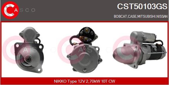 Casco CST50103GS - Стартер autospares.lv