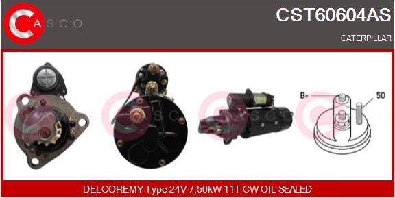 Casco CST60604AS - Стартер autospares.lv