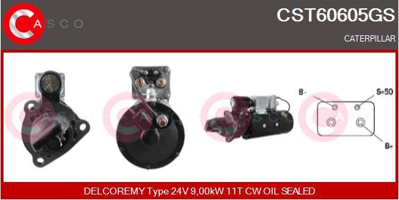 Casco CST60605GS - Стартер autospares.lv