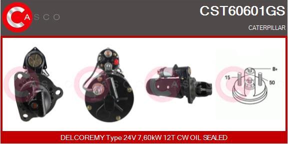 Casco CST60601GS - Стартер autospares.lv