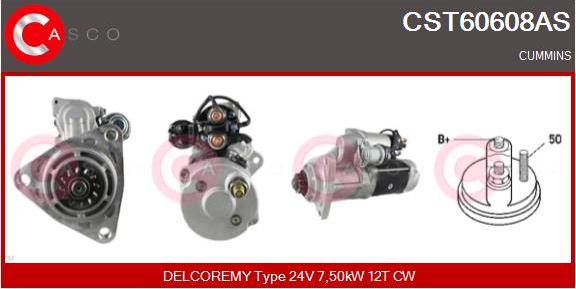 Casco CST60608AS - Стартер autospares.lv